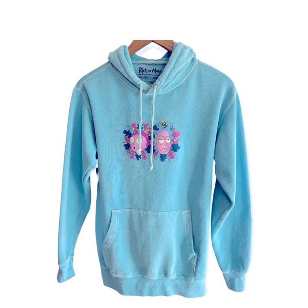 Rick and Morty Blue Hoodie
